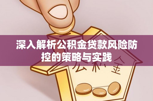 珠海深入解析公积金贷款风险防控的策略与实践