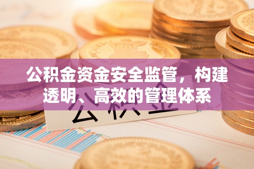 珠海公积金资金安全监管，构建透明、高效的管理体系