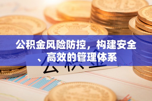 珠海公积金风险防控，构建安全、高效的管理体系