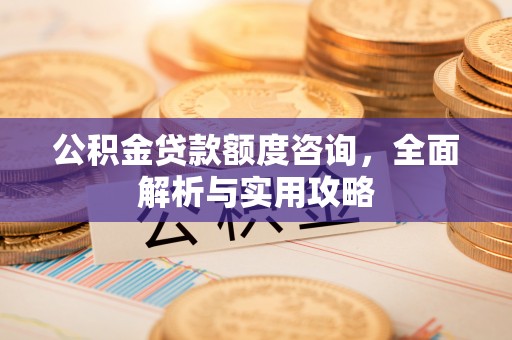 珠海公积金贷款额度咨询，全面解析与实用攻略