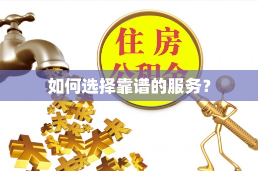 珠海如何选择靠谱的服务？