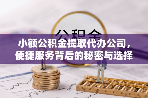珠海小额公积金提取代办公司，便捷服务背后的秘密与选择指南