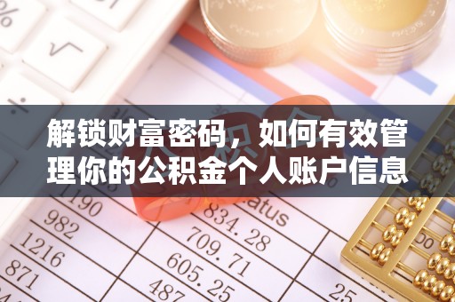 珠海解锁财富密码，如何有效管理你的公积金个人账户信息
