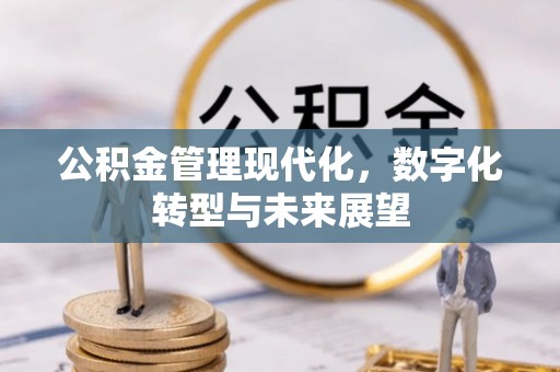 珠海公积金管理现代化，数字化转型与未来展望