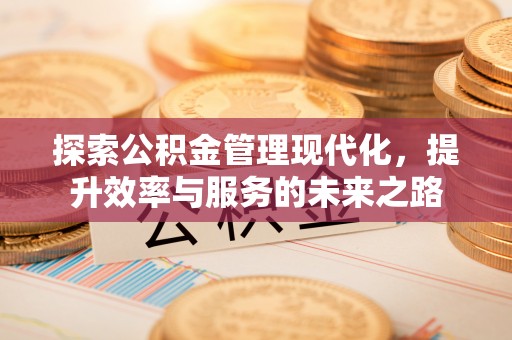 珠海探索公积金管理现代化，提升效率与服务的未来之路