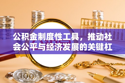 珠海公积金制度性工具，推动社会公平与经济发展的关键杠杆