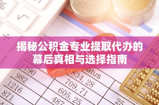 珠海揭秘公积金专业提取代办的幕后真相与选择指南